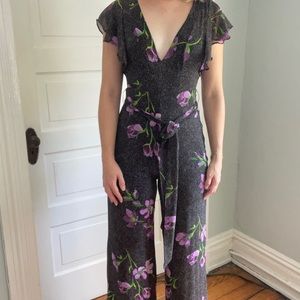 Urban Outfitters flutter sleeve jumpsuit